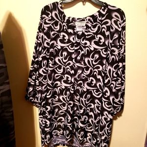 Sparkle plus size blouse